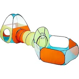 Amazon Brand - Jam & Honey Theme 3 in 1 Combo Tunnel | Tunnel, Play Tent House, Ball Pool for Kids 3 to 6 Years | Spacious, Lightweight and Portable | Without Balls | Multi Colour-picture-15
