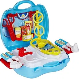 Amazon Brand - Jam & Honey Doctor Set for Kids | Pretend Playset for Boys and Girls Aged 3+ Years | Non-Toxic and Kids-Safe | Durable | Portable Suitcase | Multicolour-picture-29