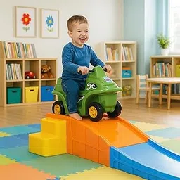 Amazon Brand - Jam & Honey Roller Coaster for Kids |Push On Ride On Car |Foot Rest Support |Backrest |Easy Grip |Safe & Fun Activity |Easy Assemble, Storage |Perfect Indoor & Outdoor Playset |2-6 Yrs-picture-26