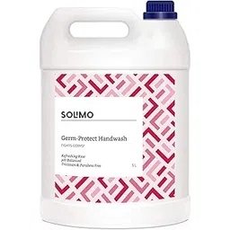 Amazon Brand - Solimo Germ-Protect Handwash Liquid, Refreshing Rose, 5L-picture-10