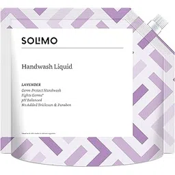 Amazon Brand - Solimo Liquid Handwash Refill Pack, Lavender, Germ Protect, Ph-Balanced, 1500 Ml-picture-11
