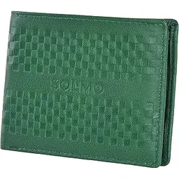 amazon brand - solimo Nathan Genuine Leather RFID Blocking Wallet Ultra Strong Stitching 8 Card Slots 2 Currency Holders 1 Coin Pocket Neem (10.5cm x 8.5cm x 2cm)-picture-49