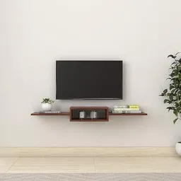 Amazon Brand - Solimo Aztec Engineered Wood Wall Mounted TV/Entertainment Unit (Walnut) 78 x 23.5 x 10 Cm-picture-13