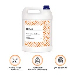 Amazon Brand - Solimo Germ-Protect Handwash Liquid, 5 Litre image 3