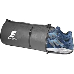 Amazon Brand - Symactive Gym Bag with Shoe Pocket Workout Fitness Tote Polyester Lightweight for Sports Swimming Boxing Athletic Crossfit Exercise Yoga Fitness Men & Women-picture-26