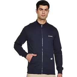 amazon brand - symbol Men's Cotton High Neck Sweatshirt-picture-20