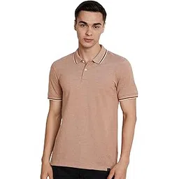 amazon brand - symbol Men's Cotton Rich Solid Pique Polo T-Shirt | Collar T-Shirts | Half Sleeves | Plain | Regular Fit (Available in Plus Size)-picture-29