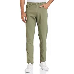 amazon brand - symbol Men's Stretchable Casual Pants | Scoop Pocket Chinos | Trousers (Slim Fit)-picture-54