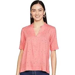 amazon brand - symbol Women's Cotton Regular Fit Top-picture-24