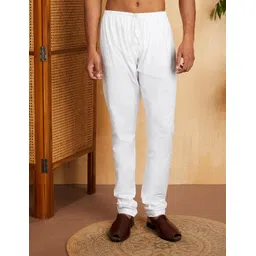 amazon brand - symbol Men's Cotton Solid Long Kurta Pyjama Set (2pcs) image 4