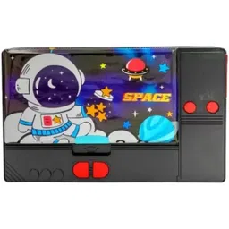 amb Multifunction Big Size Astronaut Jumbo Geometry Box for Kids (Pack of 1) Astronut Art Plastic Pencil Box-picture-34