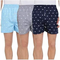 amba trading company Men's Cotton Boxer (Pack of 3-Color May Vary as per Availability)-picture-33