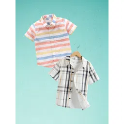 AMBARDI FASHION Boys Classic Tartan Checks Checked Casual Shirt-picture-48