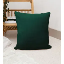 ambbi collections Green Velvet Solid 16x16 inches Cushion Covers (1Pc)-picture-27