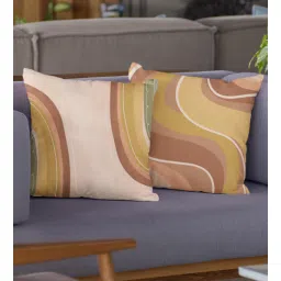 ambbi collections Multicolor Satin Abstract 16x16 inches Cushion Covers (Pack of 2)-picture-13