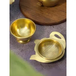 Ambi Kettle Shaped Tea Medium Sized Strainer With Resting Pot-picture-29