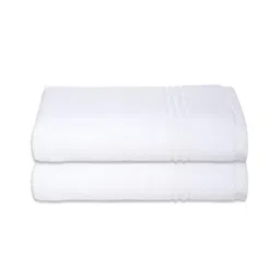 Ambra Linens Quick Dry Super Absorbent Microfiber Solid Bath Towel for Men and Women Soft Coral Towel 340 GSM (Pack of 2)-picture-17