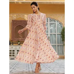 Ambraee Floral Printed Maxi Dress-picture-14
