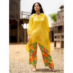 Ambraee Kimono Sleeves Kaftan Top-picture-28