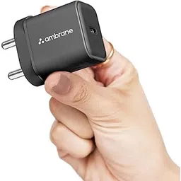 Ambrane 20W Type C Mobile Charger Adapter, Fast Charging for Android, iPhone 15/14/13/12/11/X & Pro, Max Series, Google Pixel & Other Type C Enabled Devices, PD Technology (Charge 20, Black)-picture-19