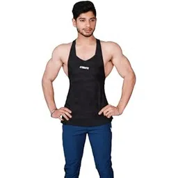 ameeha Mens Workout Stringer Tank Tops Fitness Gym Training Bodybuilding Vest-picture-23