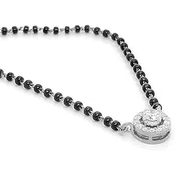 american diamond traditional short mangalsutra for women-picture-21