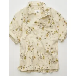 American Eagle Beige Regular Fit Floral Print Shirt-picture-39