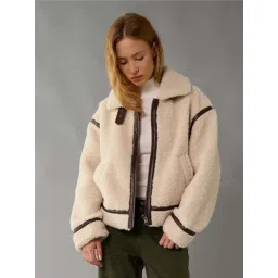 American Eagle Beige Regular Fit Jacket-picture-45