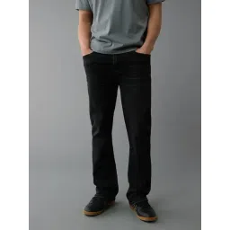 American Eagle Black Cotton Regular Fit Jeans-picture-28