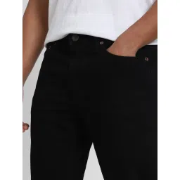 American Eagle Black Cotton Regular fit Solid Jeans image 5
