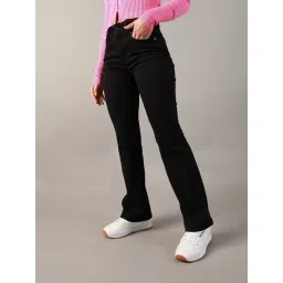 American Eagle Black Cotton Solid Jeans-picture-10