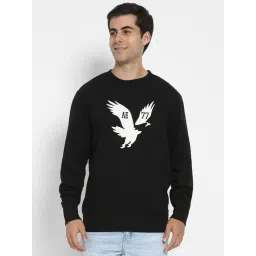 American Eagle Black Regular Fit Printed Sweatshirt-picture-16