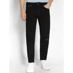 American Eagle Black Skinny Fit Distressed Distressed Jeans-picture-24