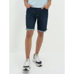 American Eagle Blue Cotton Regular Fit Denim Shorts-picture-24