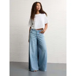 American Eagle Blue Cotton Regular Fit Jeans-picture-20