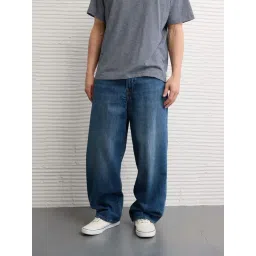 American Eagle Blue Cotton Regular Fit Jeans-picture-42