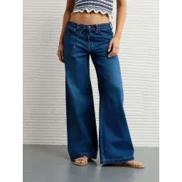 American Eagle Blue Cotton Regular Fit Jeans-picture-15