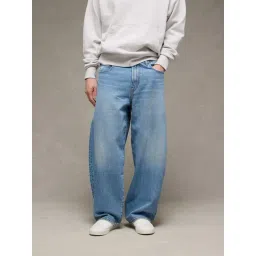 American Eagle Blue Cotton Regular Fit Jeans-picture-37