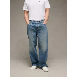 American Eagle Blue Cotton Regular Fit Jeans-picture-18