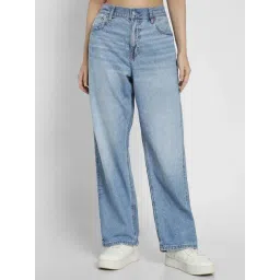 American Eagle Blue Cotton Regular Fit Jeans-picture-21