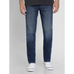 American Eagle Blue Cotton Regular Fit Jeans-picture-32