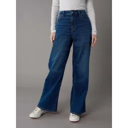 American Eagle Blue Cotton Regular Fit Jeans-picture-14