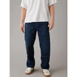 American Eagle Blue Cotton Regular Fit Jeans-picture-26