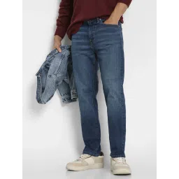 American Eagle Blue Cotton Regular Fit Jeans image 4
