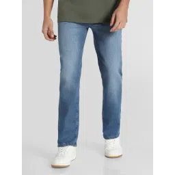 American Eagle Blue Cotton Regular fit Solid Jeans-picture-11