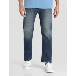 American Eagle Blue Cotton Regular fit Solid Jeans-picture-42