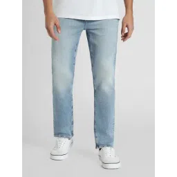 American Eagle Blue Cotton Regular fit Solid Jeans-picture-36