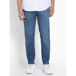 American Eagle Blue Cotton Regular fit Solid Jeans-picture-43