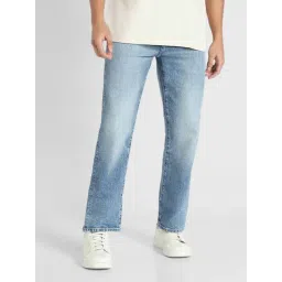 American Eagle Blue Cotton Regular fit Solid Jeans-picture-33