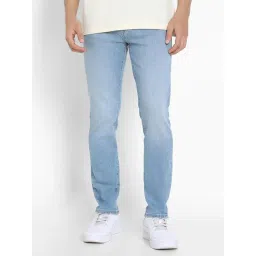 American Eagle Blue Cotton Regular fit Solid Jeans-picture-38